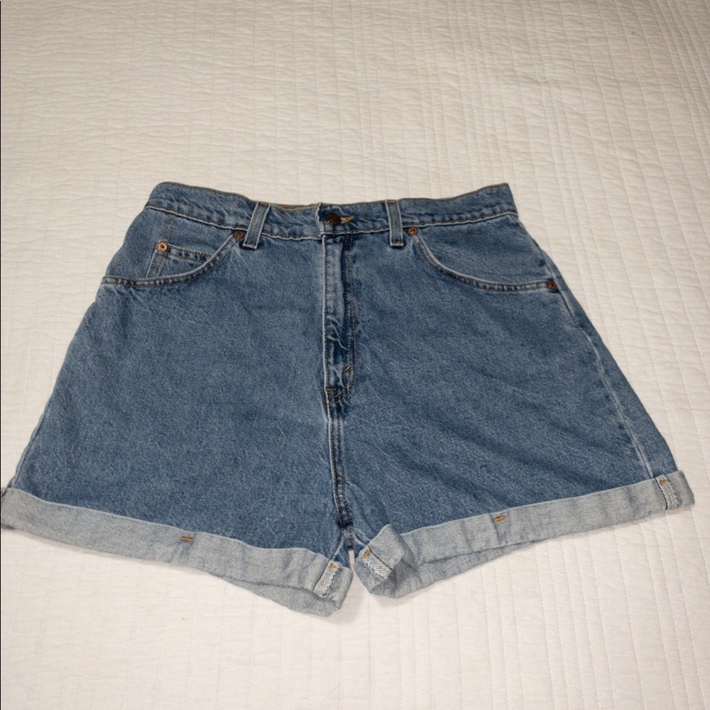 Vintage Levi denim high waisted shorts